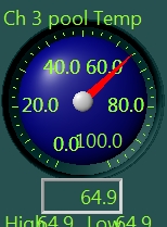 Current pool temp guage